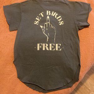 Pebby Forever Set Birds Free Tee Size S